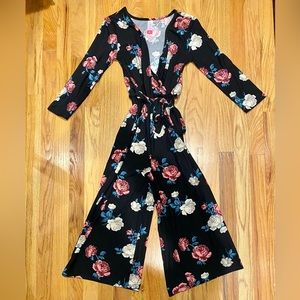 No Boundaries Floral Jumpsuit